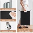 thumbnail image 3 of 5-Section Rolling Laundry Sorter with Wheels, Large Capacity Laundry Hamper Cart with Removable Bags and Metal Frame for Laundry Room, Bedroom and Dorm, 3 of 9