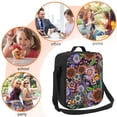 thumbnail image 5 of Naloa Vintage Floral Lunch box Lunch bag for men women Large capacity Lunchbox Insulated Lunch bag Lunch box cooler, 5 of 7
