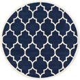 thumbnail image 1 of Safavieh Chatham Dark Blue Contemporary Rug - Round 5', 1 of 5