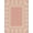 Pink, Pattern 1, variant on ODIKA 8'x10' Washable Area Rug Solid Boho Interlocking Border Shaggy Look Minimalist Subtle Pink Flowing for Dining Room, Large Office, Lounge, Non-Slip Chair-Friendly Mat