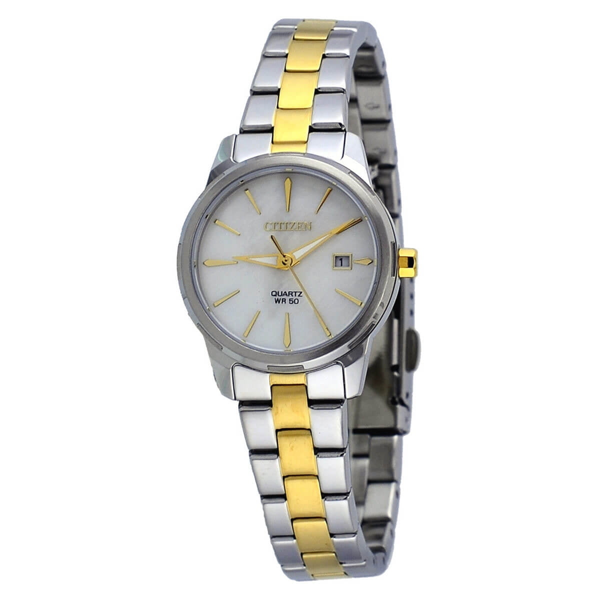 EU607451D Women's Quartz Two Tone Yellow Bracelet Watch