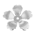thumbnail image 4 of 30 piezas de filigrana de metal plateado, de flores, tapas, espaciadoras, suministros de abalorios, 4 of 9