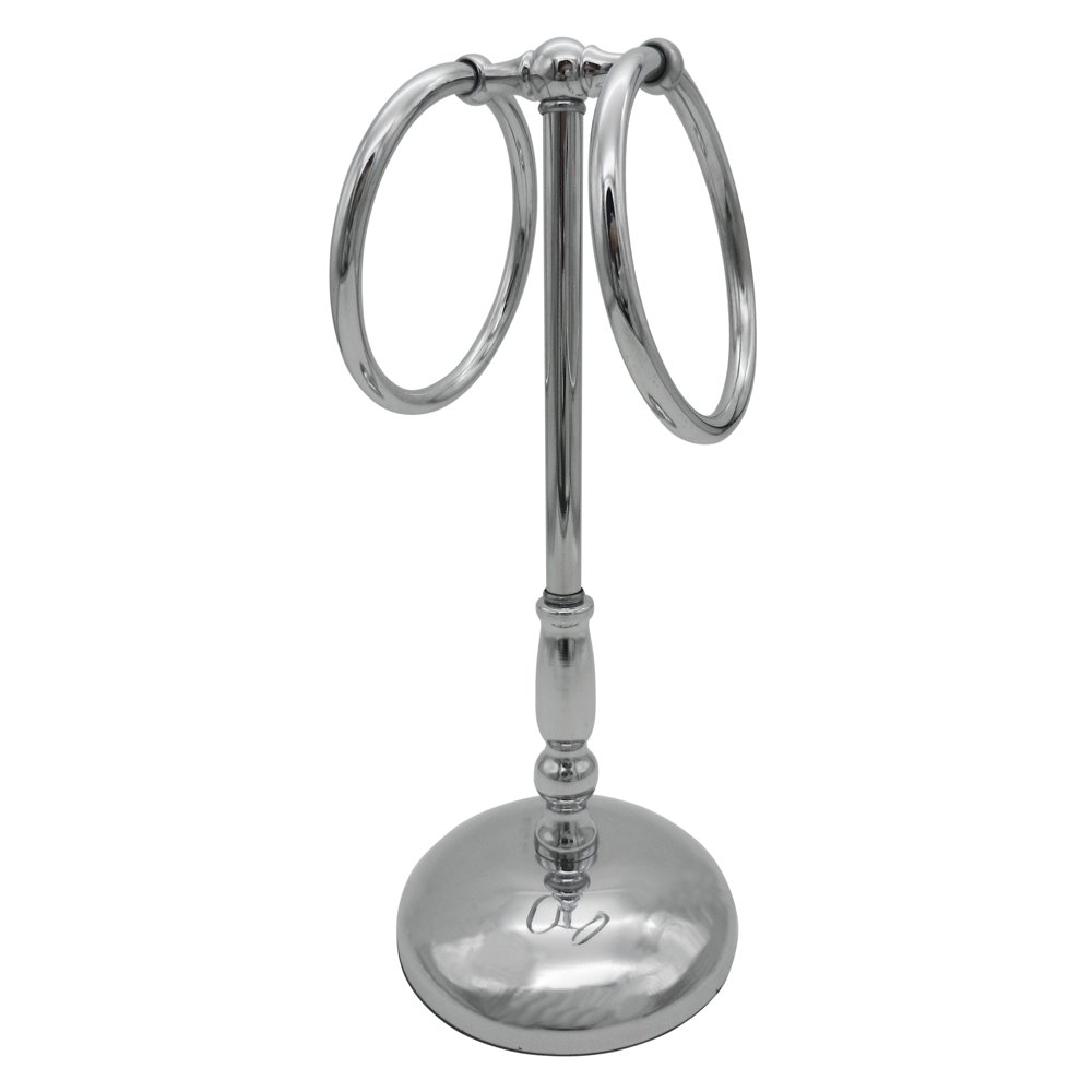 Broadway Bath Countertop Towel Ring Holder in Chrome