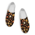 thumbnail image 2 of POLERO Orange Maple Leaf Pumpkin Women's Slip On Mules Shoes Fashion Sneaker Breathable Backless Garden Clogs Ladies Flat Lightweight House Slipper Beach Shoes, 2 of 7