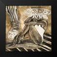 thumbnail image 2 of Bolokofsky, Ronald 12x12 Black Modern Framed Museum Art Print Titled - Kick Back, 2 of 5