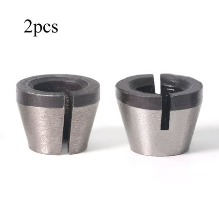 

2pcs Router Bits Extension Collet Chuck Engraving Trimming Machine 6/6.35mm