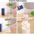 thumbnail image 2 of ABCISI Manual Whipping Cream Dispenser, Handheld DIY Whipped Cream Dispenser, Professional Cream Whipper Maker for Shop Kitchen Salad Dressings Frothy Drinks Milk Frother Foam Maker, 2 of 9
