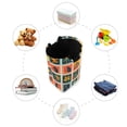 thumbnail image 7 of Yayeee Freestanding Laundry Hamper with Handle Collapsible Large Storage Basket for Clothes, Jungle Stamp, 7 of 7