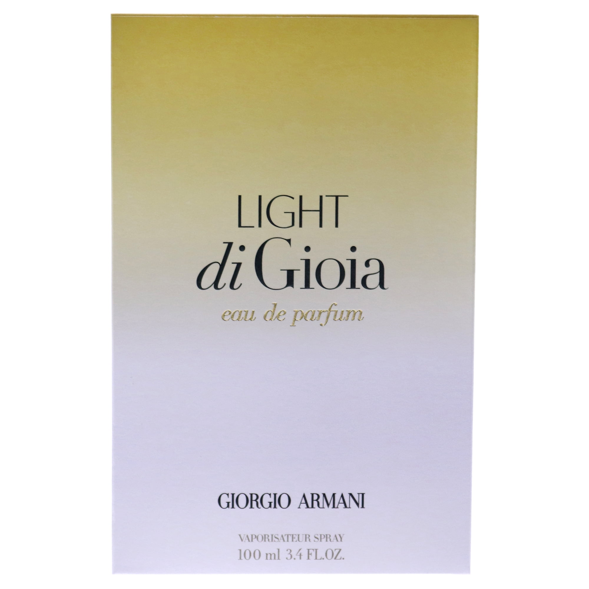 Giorgio Armani Light Di Gioia 3.4oz Eau De Parfum Spray for Women
