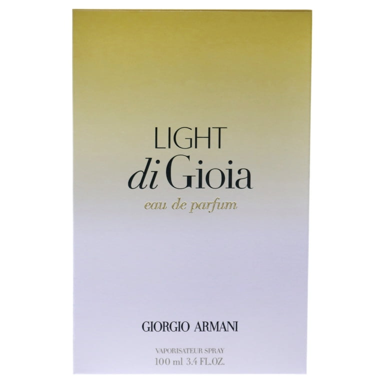 Giorgio Armani Light Di Gioia 3.4oz Eau De Parfum Spray for Women