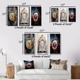 thumbnail image 4 of Designart "Industrial Chic Clock I" Fashion Framed Wall Art Set Of 3 - Orange Fashion Frame Gallery Set For Office Decor, 4 of 7