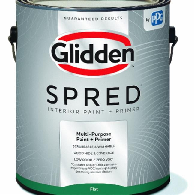 PPG Glidden GLSIN10DB01 Spred Interior Latex Flat Ultra Deep Base Paint
