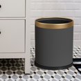 thumbnail image 6 of Open Top Trash Can Kitchen Trash Bin Trash Bucket Rustic Large Capacity Dustbin Waste Can Garbage Can for Apartment Guestroom Gray, 6 of 8