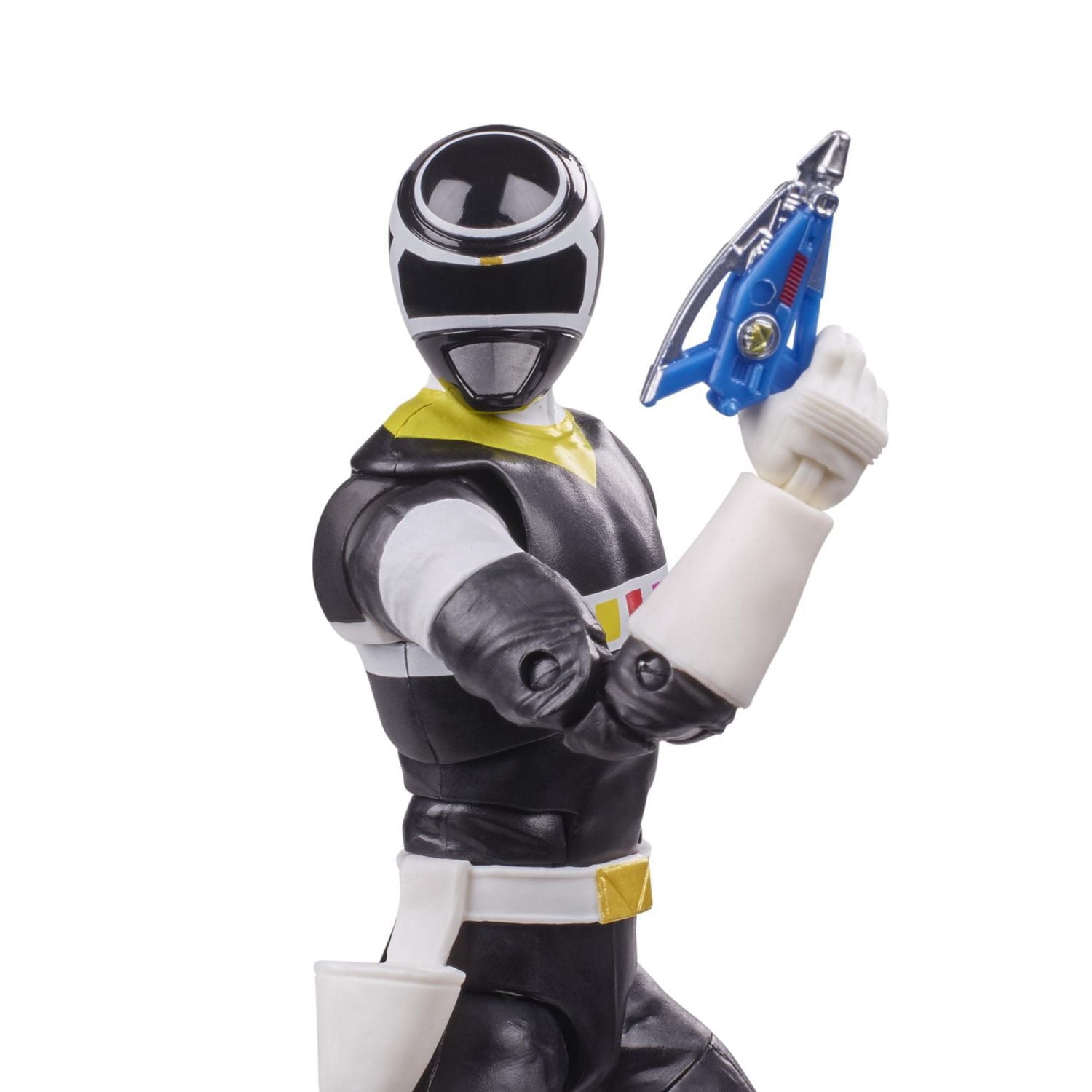 Power Rangers Lightning Collection, figurine haut de gamme du Ranger noir In Space de 15 cm, avec accessoires