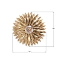 thumbnail image 5 of 500W-GA Crystorama Lighting Broche - 1 Light Wall Sconce-11 Inch Tall and 11 Inch Wide-Antique Gold Finish, 5 of 5