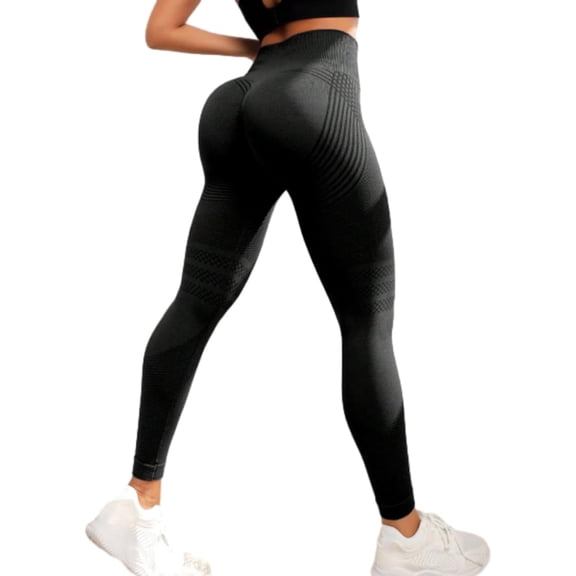 3D Metabolic Booster Leggings, S-XXL Leggings for Cellulite & Body Sculpting High Waist Tummy Control, Seamless Push Up Design with Compression