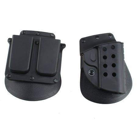 AGPtek Quick Release Tactical Right Hand Holster & Magazine Pouch for Colt