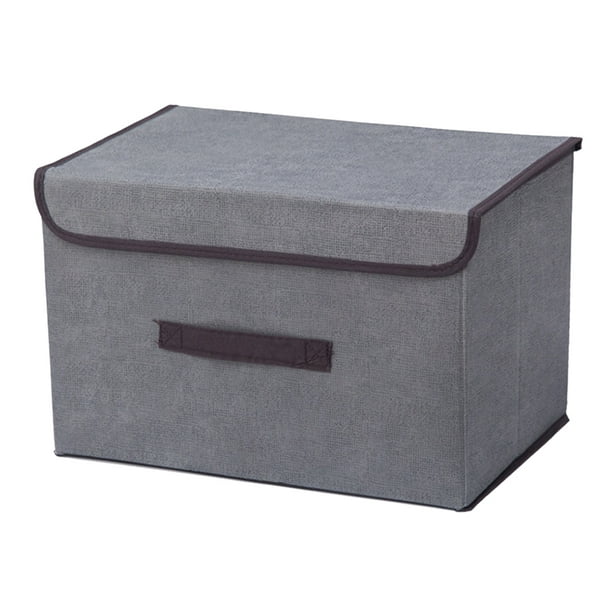 Contenedor de almacenamiento Soledad Caja de almacenamiento con tapa gris