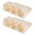 thumbnail image 4 of 2 Piezas Portavasos De Cuña para Asiento De Coche Ahorro De Espacio Lavable Caja De Almacenamiento Organizador De Tazas De Relleno para Espacios De Asiento De Coche Extraíbles(Blanco), 4 of 14