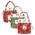 thumbnail image 2 of Toyvian 3PCS Christmas Theme Drawstring Bags Cartoon Design For Children And Families Perfect For Home Party Gift Wrapping, 2 of 3