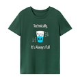 thumbnail image 1 of Camiseta para Mujer Fernando Ropa Deportiva de Verano Básica Cuello Redondo S, 1 of 7