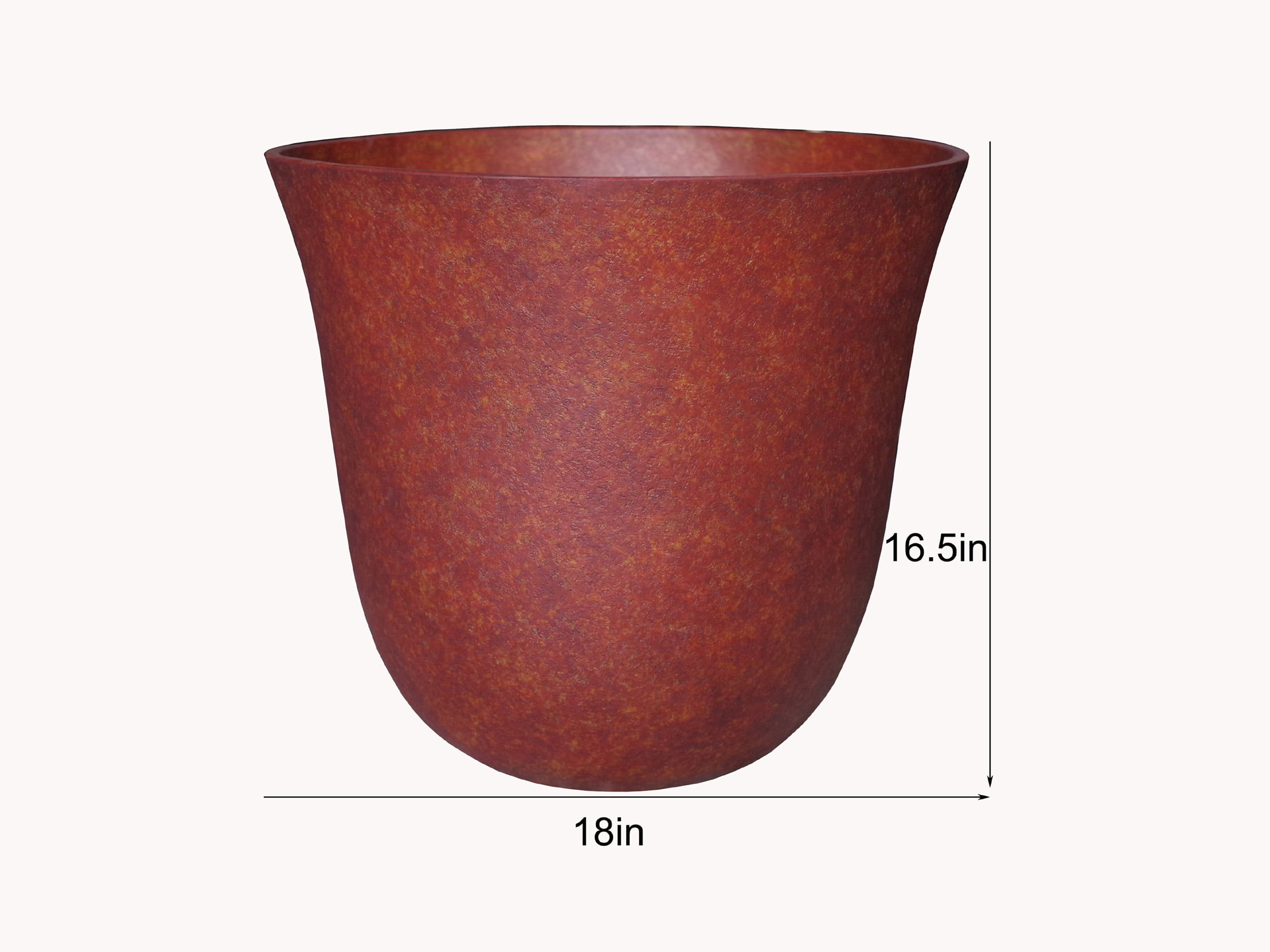 Better Homes & Gardens 18-Inch Rust Finish Durable Planter