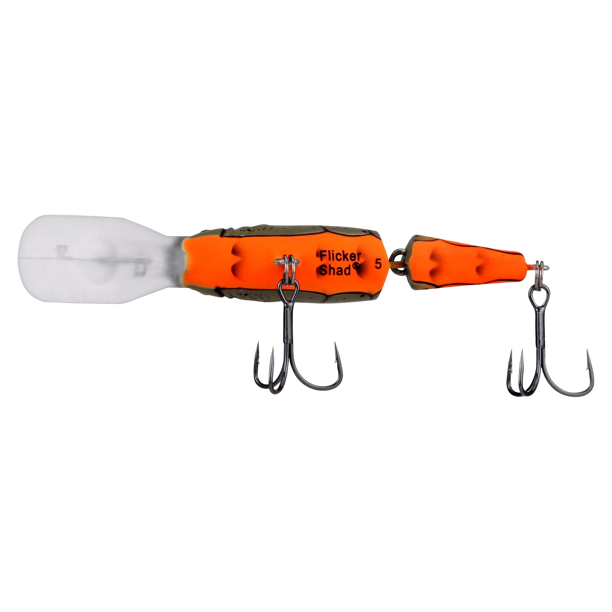 Berkley Flicker Shad® Jointed, 2 in, Crankbaits, Firetail Green Craw (1 Count)