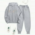 thumbnail image 2 of HJYCHN Women Outfit Fashionable Long Pants Set Stylish 2 Piece for Casual and Formal Formal and Casual Outfits Fashionable Long Pants Sets Versatile Wear Light Gray XXL, 2 of 7