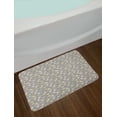 thumbnail image 2 of Fruit Bath Mat, Pastel Colored Composition of Sliced Figs with Tasty Flowering Plants, Plush Bathroom Decor Mat with Non Slip Backing, 29.5" X 17.5", Multicolor, by Ambesonne, 2 of 2