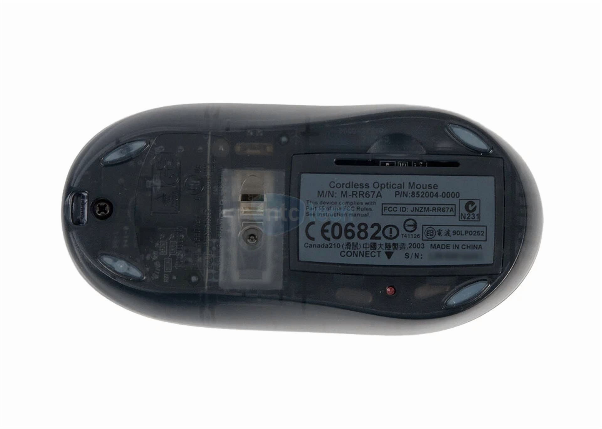 CIRCLE- Logitech M-RR67A Navigator Duo Wireless Replacement Optical Mouse (Black) - New