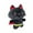 A, variant on Adorable Superhero Black Cat Plush Toy with Cape Soft and Cuddly Stuffed Animal for Kids and Adults, 12 Inches