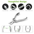 BEZOX Professional Toenail Clippers, Heavy Duty Stainless Steel Cutter