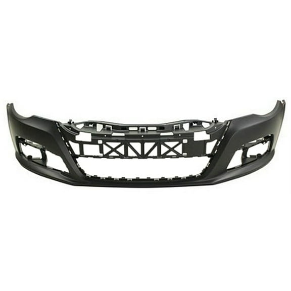 New Aftermarket  CAPA Unpainted Front Bumper Cover Replaces 3C8807217MGRU Excludes R-Line fits 2012 Volkswagen CC Executive Sedan 4-Door