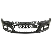 New Aftermarket CAPA Unpainted Front Bumper Cover Replaces 3C8807217MGRU Excludes R-Line fits 2012 Volkswagen CC Executive Sedan 4-Door