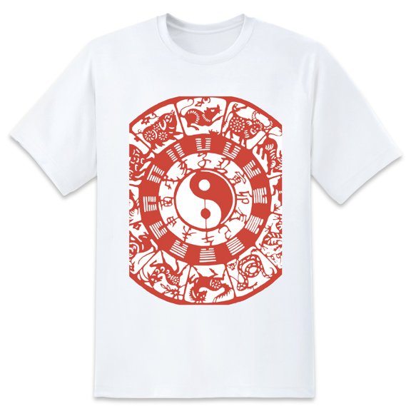 Men's Graphic TeeChinese Culture (25) Letter Print T-Shirts Round Neck Short Sleeves Sizes XS-5XL Summer Daily Casual Tops