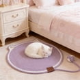 thumbnail image 2 of Yhmxh Cat Scratcher Mat, Natural Cotton Rope Cat Scratching Pad, 19.68" Round Cat Wall & Floor Scratch Pad, Durable Double - Sided Cat Scratcher, Furniture Protector for Wall, Sofa, Couch, Carpet, 2 of 7