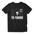 thumbnail image 2 of Marvel Spider-Man Brand New Day Men's The Punisher Skull Silhouette T-Shirt (Black, S-XXXL), 2 of 4