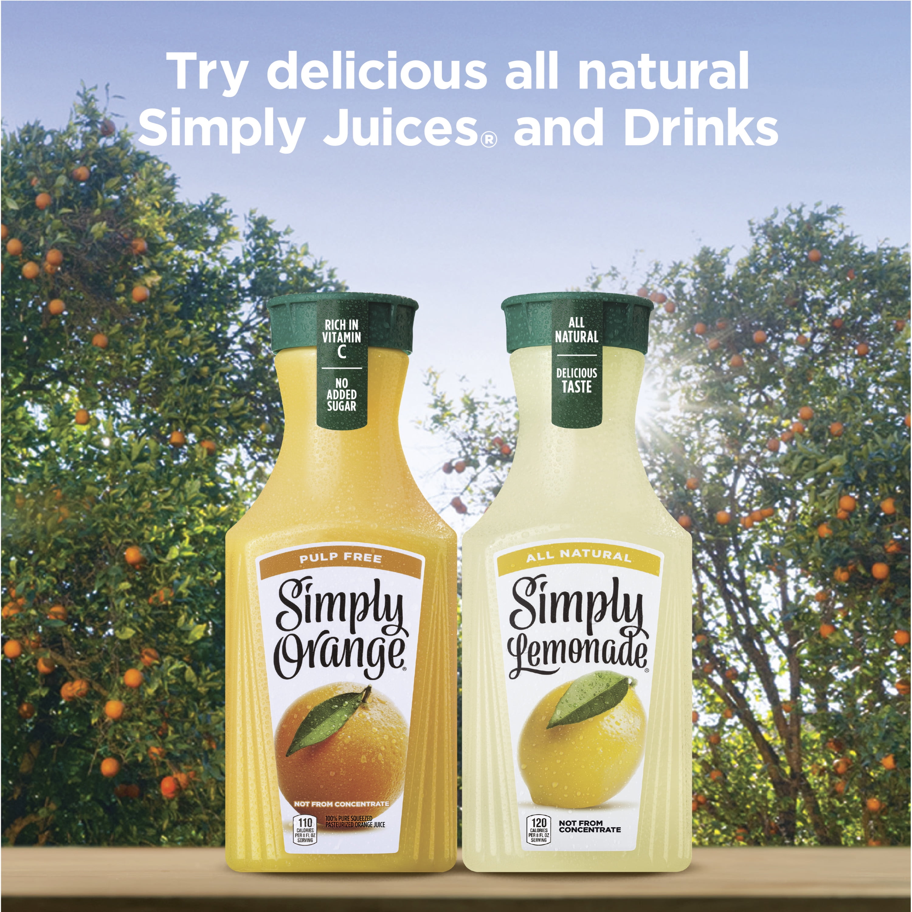 Simply Orange Pulp Free Orange Juice 52 Oz Pack Of 2 Bottles - Office Depot