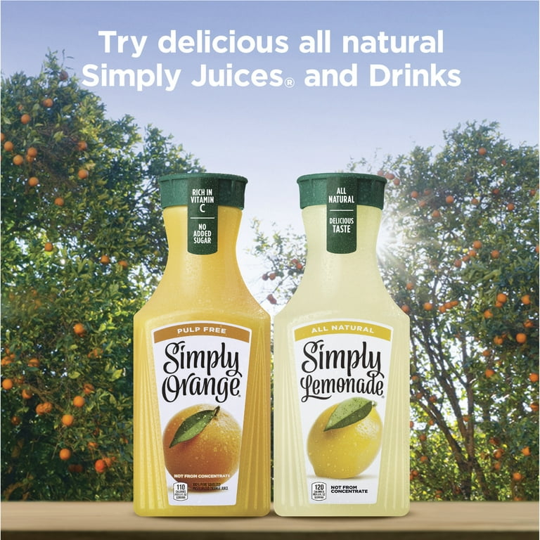 Simply Orange Original Orange Juice Pulp Free 11.5oz Bottle