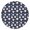 Cat Floral Face, variant on Cat Cloud Floral Teal Pattern Round Elastic Tablecloth, 36-44 Inch Waterproof, Machine Washable, Indoor & Outdoor Use