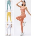 thumbnail image 4 of Pantalones de mujer Mallas deportivas para mujer mallas de yoga con bolsillos pantalones acanalados para entrenamiento correr gimnasio Romacci  Pantalones de mujer, 4 of 7