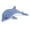 Dark Blue, variant on Apricot Lamb Dark Blue Dolphin Plush Toy for Kids 12 Inches