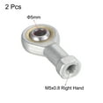 thumbnail image 3 of Roulements d'Extrémité de Tige Sphériques Uxcell Auto-Lubrifiés, Roulement d'Articulation, Main Droite, Filetage Femelle 5 mm, 3 of 6