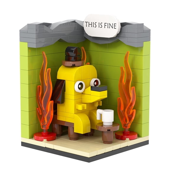 MOOXI This Fine Brickheadz Building Set,Classic Creative Building Blocks Children Kit,Gifts for Kids(134pcs)