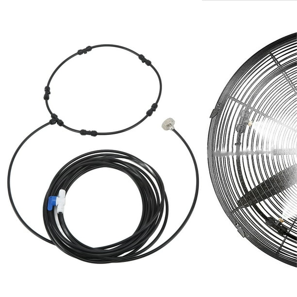 Water Spray, Tubo De 26 Pies, Buen Sellado, Adaptador 3/4, Kit De Nebulización De Ventilador Para Exteriores