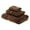 Chocolate Brown, variant on Superior Hymnia Egyptian Cotton 3-Piece Towel Set, Black