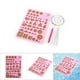 thumbnail image 4 of Kit de herramientas para manualidades de papel, tablero de plantilla, pinzas, bolígrafo ranurado, Kit de herramientas para quilling (rosa), 4 of 4