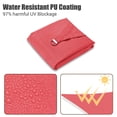 thumbnail image 4 of Yescom 1 pack 6'x10' 97% UV Block Patio Awning Rectangle Sun Shade Sail Canopy Red Outdoor Garden, 4 of 9