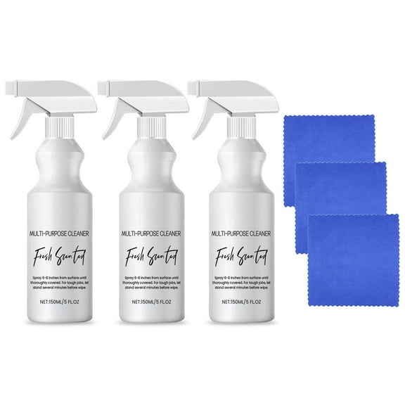 100Fens Multi Purpose Cleaner, Multi Purpose Cleaner, R and W Luxurious Scent, All-purpose Rinse-free Cleaning Spray, Multipurpose Bathroom Foam Cleaner