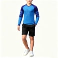 thumbnail image 4 of Kids Goalkeeper Uniform, Multicolor Long Sleeve Football Training Set, Soccer Goalie Jersey & Pants For Boys & Girls Blue 9-10 Years, 4 of 6